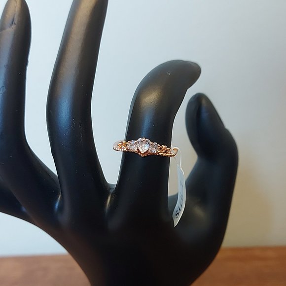 Charmed Aroma Gold Toned Princess Crown Ring - Picture 4 of 5